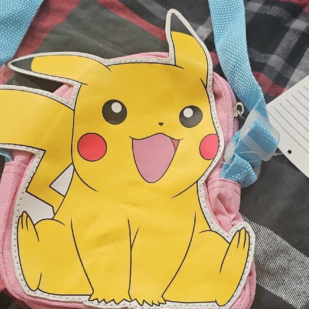 Pikachu Purse- Yellow and Pink
